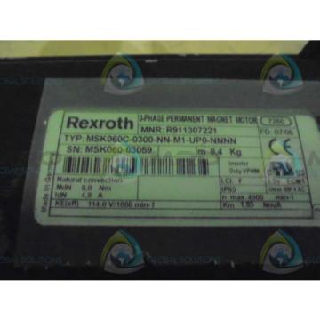 REXROTH MSK060C-0300-NN-M1-UP0-NNNN SERVO MOTOR Origin NO BOX