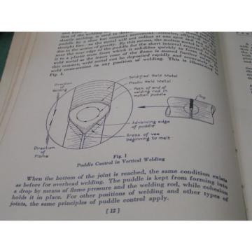 Vintage FABRICATION OF WELDED PIPING 4th ed - 1937 LINDE Union Carbide -FREESHIP