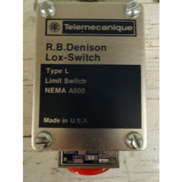 Telemecanique / RB Denison L100WTL Type L Limit Switch  Origin