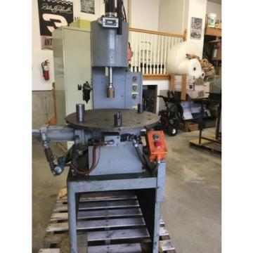 Rotary C Frame Press Air-Hydraulic Press, Index table,Multi Press, Denison Press