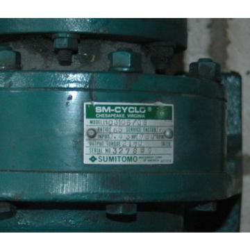 SUMITOMO 043HP SM-CYCLO  HC 3105/08 Gear Speed Reducer 165: 1 Ratio, 1750 RPM