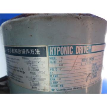 MITSUBISHI M-V5CN  GEAR MOTOR SUMITOMO HYPONIC DRIVE MODEL RN   TC-F/FB-1B