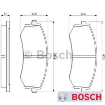 Bremsbelagsatz Bremsbeläge Bremsklötze BOSCH BP098 E190R-011075/790 0986424215