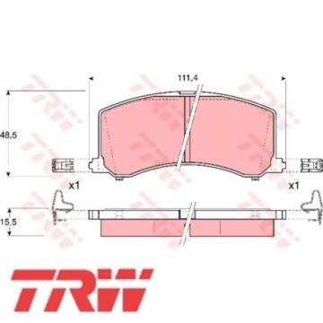 Bremsbelagsatz Bremsbeläge Bremsklötze TRW 23400 GDB3091