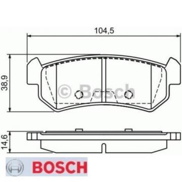 Bremsbelagsatz Bremsbeläge Bremsklötze BOSCH BP1044 24071 0986494133