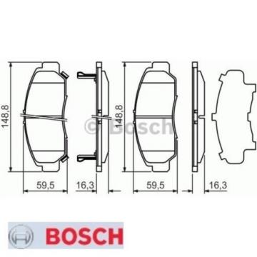 Bremsbelagsatz Bremsbeläge Bremsklötze BOSCH BP433 23729 0986424722