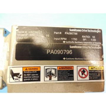 SUMITOMO RNY-1220Y-10 HYPONIC REDUCER HP: 536 RATIO: 10 RPM: 1750 SF: 100