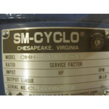 Origin  SUMITOMO SM-CYCLO CCH-6135Y-17 REDUCER CCH6135Y17