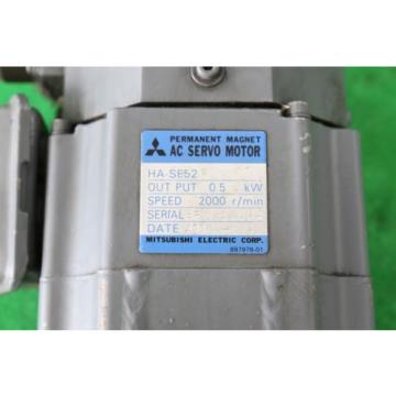 MITSUBISHI HA-SE52G Servo Motor, SUMITOMO HMV-210 Cyclo Drive