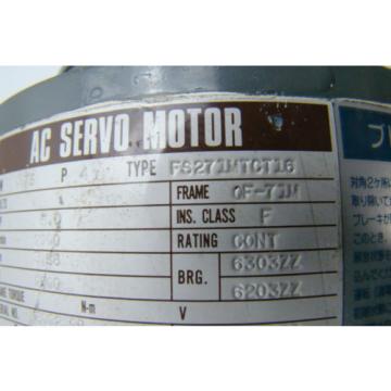 Sumitomo Heavy Industries AC Servo Motor Magnetic Brake 200VAC FS27IMTCT16