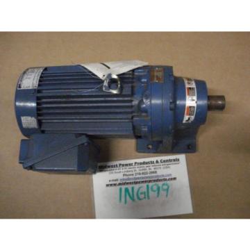 Sumitomo Cyclo gearmotor CNHM-1H-6095YB-6, 292 rpm, 6:1, 15hp, 230/460, inline