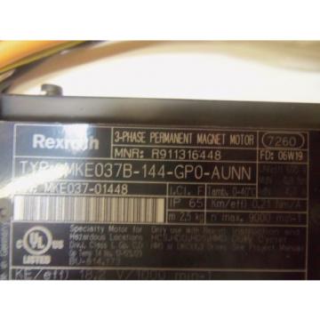 REXROTH MKE037B-144-GP0-AUNN SERVO MOTOR Origin IN BOX