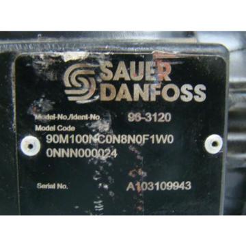 SAUER DANFOSS AXIAL PISTON HYDRAULIC MOTOR 1.72 SHAFT 90M100NC0N8N0F1