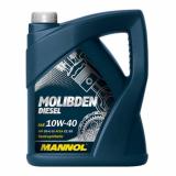 5L MANNOL Molibden Diesel 10W-40 API CG-4/CF-4/SJ Motoröl Öl 10W40 ACEA E2/B3/A2