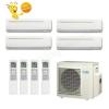 9k + 9k + 9k + 12k Btu Daikin Quad Zone Ductless Wall Mount Heat Pump AC #1 small image