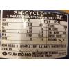 SUMITOMO SM-CYCLO INDUCTION GEAR MOTOR CNHM1-6100YC-29, 1 HP, 3 PH, RATIO 29:1 #3 small image