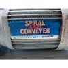 SUMITOMO INDUCTION MOTOR SPIRAL CONVEYER TC-FX 3 PHASE 02KW CNVM02-5085