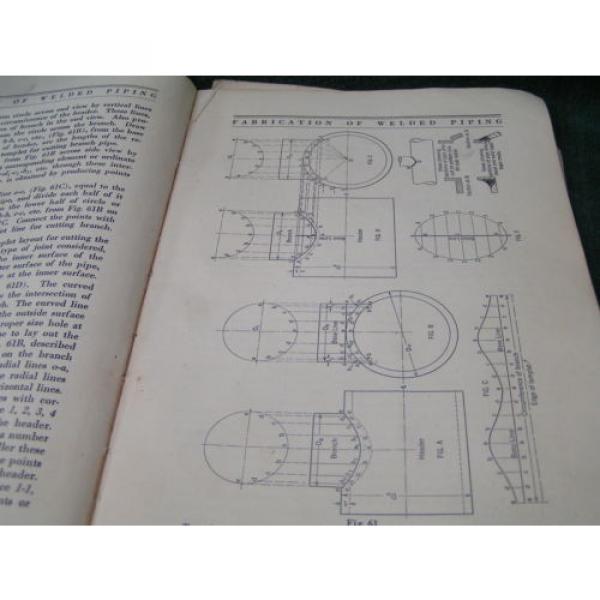 Vintage FABRICATION OF WELDED PIPING 4th ed - 1937 LINDE Union Carbide -FREESHIP #9 image