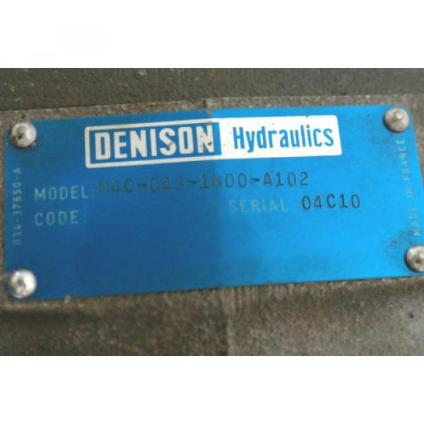 DENISON HYDRAULICS M4C-043-1N00-A102 M4 HYDRAULIC VANE MOTOR M4C0431N00A102 #4 image