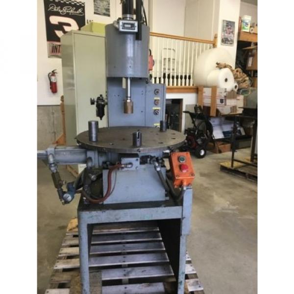 Rotary C Frame Press Air-Hydraulic Press, Index table,Multi Press, Denison Press #8 image