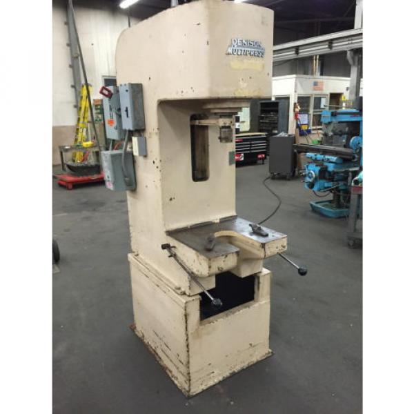 Denison 12-Ton C-Frame Hydraulic Press, Multipress, T120, 24#034; Daylight, 12#034; Strk #1 image