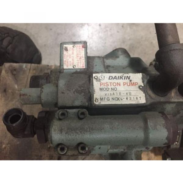 Daikin Pump V15-A1R-40 w/Motor M15A1-3-30 MI5AI-3-30 FREE SHIPPING #4 image