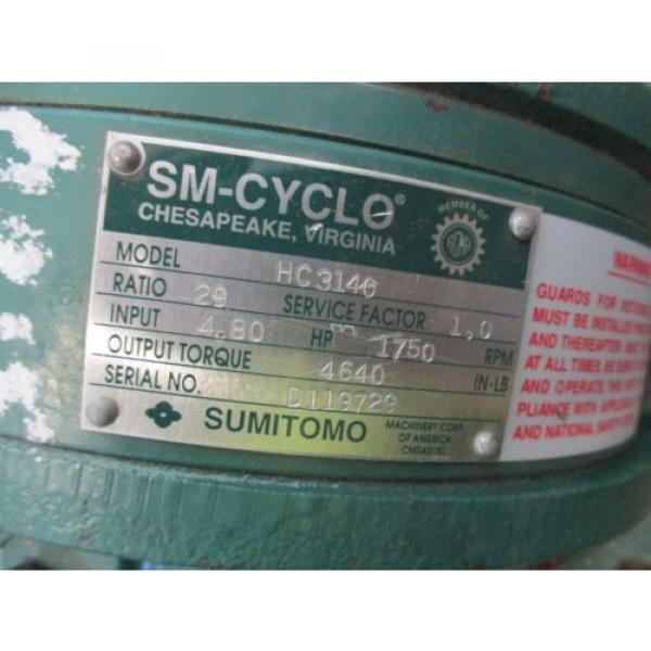 SUMITOMO SM-CYCLO 29:1 RATIO GEAR SPEED REDUCER 480 HP HC3140 #4 image