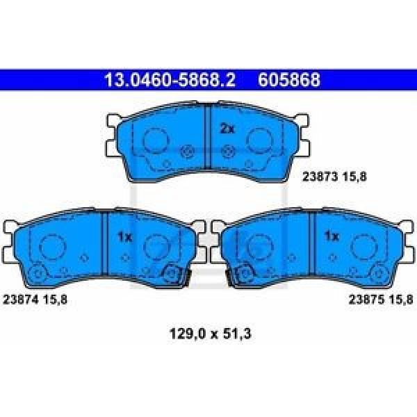 ATE BREMSBELAGSATZ VA KIA RIO 130460-58682 #1 image