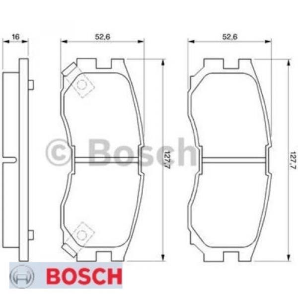 Bremsbelagsatz Bremsbeläge Bremsklötze BOSCH BP548 21648 7365D384 0986460979 #1 image