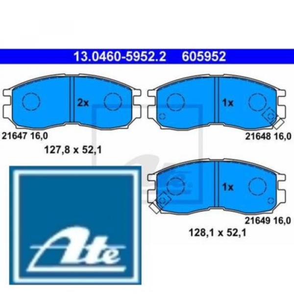 Bremsbelagsatz Bremsbeläge Bremsklötze ATE 605952 21647 21648 130460-59522 #1 image
