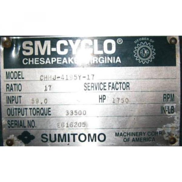 SUMITOMO SM-CYCLO SPEED REDUCER SERIES 6000 #2 image