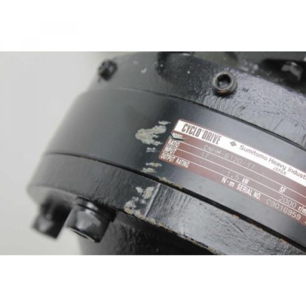 Mitsubishi HF-SP152BG1H AC Servo Motor / 15kW w Sumitomo CNHM-6120-17 Reducer #6 image