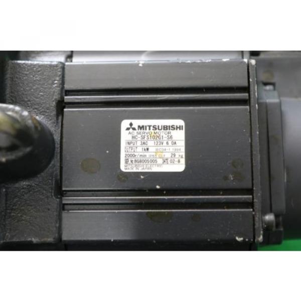 MITSUBISHI HC-SFS102G1-S6 Servo Motor, SUMITOMO CNVM-4115-11 Cyclo Drive #2 image