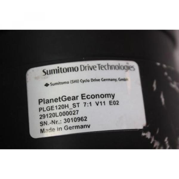 CONTROL TECHNIQUES 115UMD400CBCAA W/SUMITOMO PLANETGEAR PLGE120H-ST 7:1 V11 E02 #5 image