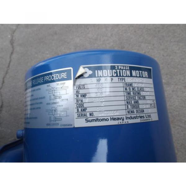 SUMITOMO SM-RHYTAX KHYMS1-81DA-K1-B-330 GEARMOTOR, RATIO 330, 1HP MOTOR Origin #3 image