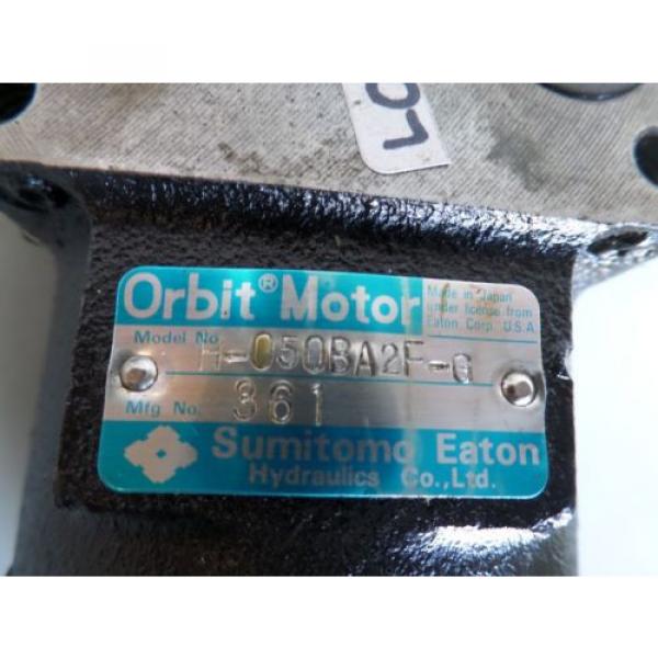 ORBIT HYDRAULIC MOTOR SUMITOMO EATON H-050BA2F-G H050BA2FG H 050BA2F G James #6 image