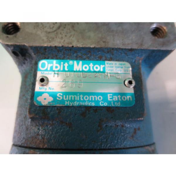 OKUMA LR-15 CNC LATHE SUMITOMO EATON H-070B22FM-G ORBIT MOTOR H070B22FMG #2 image