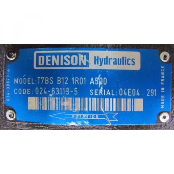 DENISON T7BS B12 1R01 A500 T7BSB121R01A500 HYDRAULIC PUMP #2 image